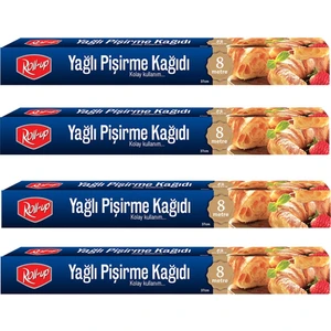 8 m Pişirme Kağıdı 37 cm 4lü Kutu Set