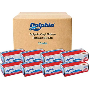 Beyaz Vinil Eldiven Pudrasız M 20 Pk x 100 Adet Koli