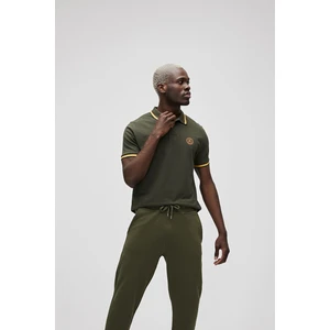 Bad Bear Polo Yaka Logo Baskılı Haki Erkek T-Shirt