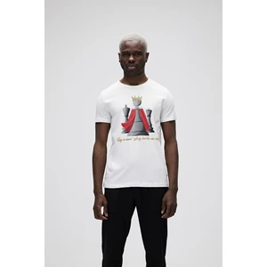 Bad Bear Erkek Kırık Beyaz Tişört Kıng Tee