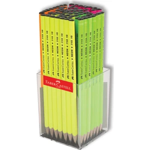 Neon Dipli Üçgen Kurşun Kalem 72'li