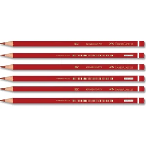 Kırmızı Renkli Kurşun Kalem 1410 6'lı