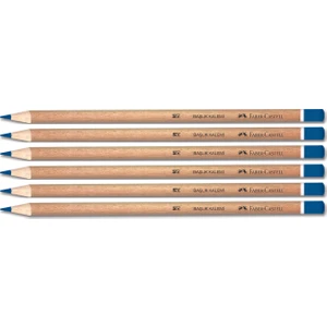 Naturel Mavi Renkli Kurşun Kalem 6'lı