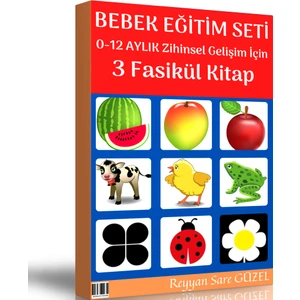 Enine Boyuna Eğitim Bebek Eğitim Seti (0-12 Aylık Zihinsel Gelişim Seti)