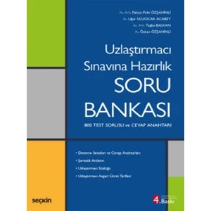 Uzlaştırmacı Sınavına Hazırlık Soru Bankası