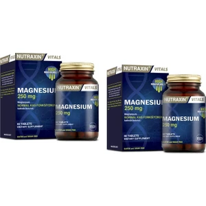 Magnesium 250 Mg 60 Tablet x 2 Adet
