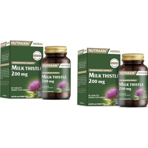 Milk Thistle 200 Mg 60 Tablet x 2 Adet