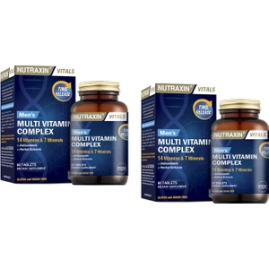 Mens Multivitamin Complex 60 Tablet x 2 Adet