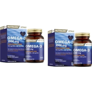 Omega 3 2000 Mg 60 Tablet x 2 Adet