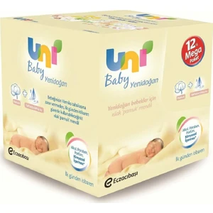 Uni Baby Islak Havlu Mendil Yeni Doğan 40 Yaprak 12 Li Set 480 Yaprak