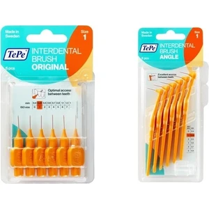 Arayüz ve Angle Arayüz Fırçası 2'si Bir Arada Turuncu 0,45 mm 6'lı
