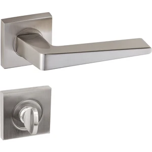 Doğanlar Penta Saten Kare Rozetli Wc Kapı Kolu Alüminyum