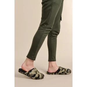 Erkek Ev Terliği Haki Kamuflaj