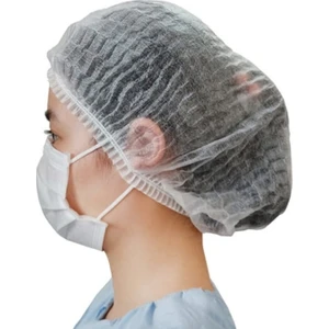 Çamder Tekstil Beyaz Tek Kullanımlık Bone 100'LÜ