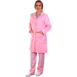 Eser - Bayan Alpaka Önlük - Çıtçıtlı - Pembe M