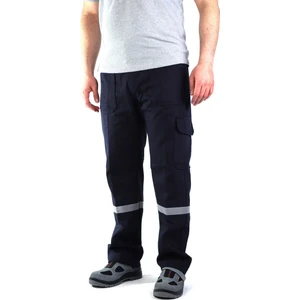 Eser - 7-7 Gabardin Kom.cepli Iş Pantolonu Reflektörlü - Kışlık-Lacivert M