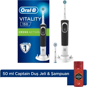 D150 Şarjlı Diş Fırçası + Yedek Başlık + Old Spice Duş Jeli 50 ml
