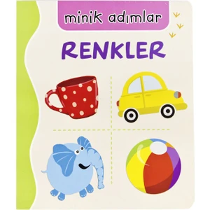 12 - 24 Ay Bebek Kitapları Minik Adımlar Renkler - Ömer Canbir