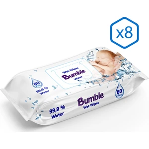 BUMBLE WATER ISLAK MENDİL 60 YAPRAK 8'Lİ PAKET