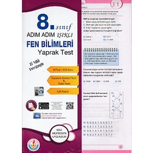Bilal Işıklı Yayınları Fen Bilimleri 8. Sınıf Yaprak Test