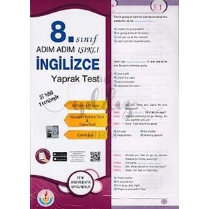 Bilal Işıklı Yayınları İngilizce 8. Sınıf Yaprak Test