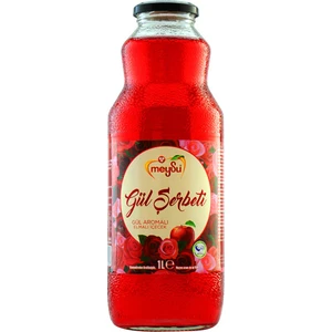 Gül Şerbeti Cam 1 Lt  x 6