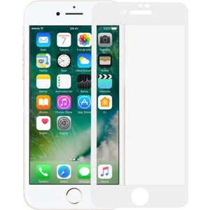 Apple Apple Apple iPhone 6s Tam Kaplayan Temperli Ekran Koruyucu Cam - Beyaz