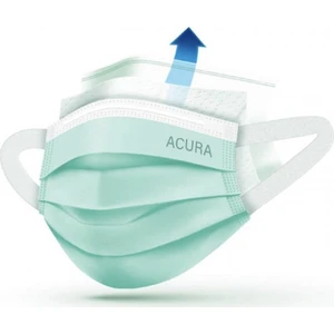 Yumuşak Elastik Kulaklı Yeşil 3 Katlı Telli Cerrahi Maske 100