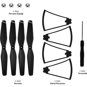 CDA01 Drone Aksesuar Paketi CX015-SD01 Uyumlu