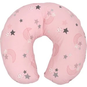 Bebek Özel Bebek Emzirme ve Oturma Yastığı (Pembe Hilal)