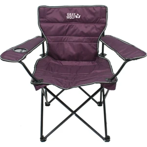 Gray Wolf Quatro Katlanır Lüks Kamp Sandalyesi - Balıkçı Sandalyesi (Vişne)