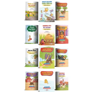 Akıllı Zebra Sevimli Hayvanlar Hikaye Seti (8 Kitap)