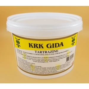 Krk Gıda Tartrazine Gıda Boyası Sarı 1 kg
