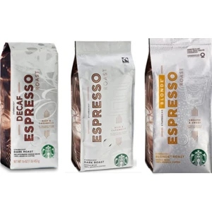 Espresso Roast Set 3'lü - 250 gr Çekirdek Kahve 3 Paket