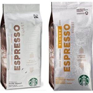 Blonde Espresso ve Dark Roast 250 gr Çekirdek Kahve 2'li
