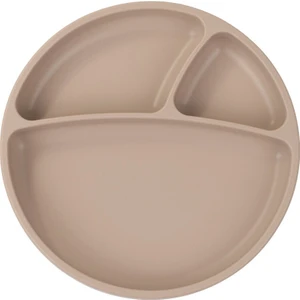 Silikon Tabak Vakum Tabanlı Porsiyon - Bubble Beige