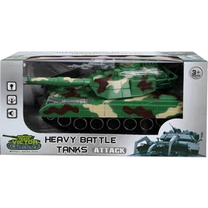 Sesli ve Işıklı Askeri Tank – Yeşil Tank