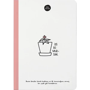 Hisli Şeyler Iyi Ki Varsın Çizgili Defter 14 x 20 cm