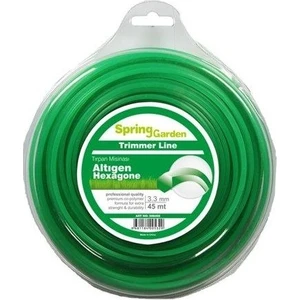 Spring Garden Tırpan Misinası Altıgen(Hexagone) 3.3 mm x 45 Metre