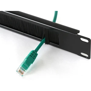 1U 19'' Fırçalı Metal Kapama Paneli, Rack Kabinet Aksesuarı