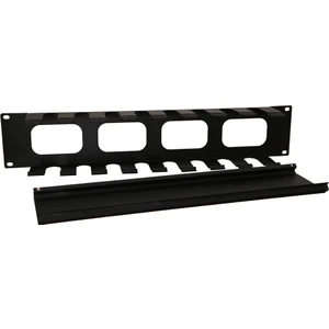 2U 19'' Kızaklı metal organizer, kablo düzenleyici