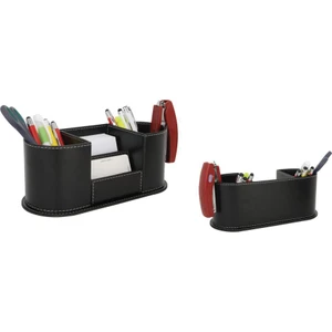 Trend Hediyelik Çift Bölmeli Suni Deri Kalemlik