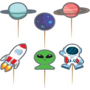 Uzay Kürdan Süs 10 Adet