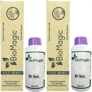 Organik Amonyaksız Saç Boyası Buzlu Sarı-99.21+Oksidan (2 Adet)