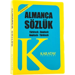 Karatay Yayınları Almanca Sözlük 2 Renkli Plastik Kapak, TDK Onaylı