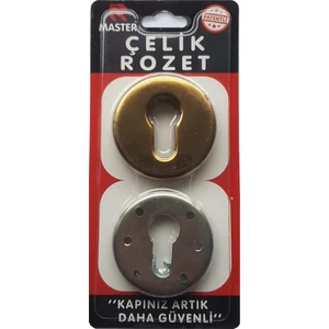 6 Vidalı Çelik Rozet