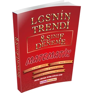 Trend Akademi Yayınları LGS'nin Trendi 8. Sınıf Matematik Deneme