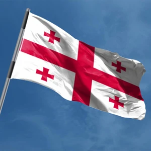 Fors Bayrak Gürcistan Gönder Bayrağı Raşel Kumaş 70 x 105 cm