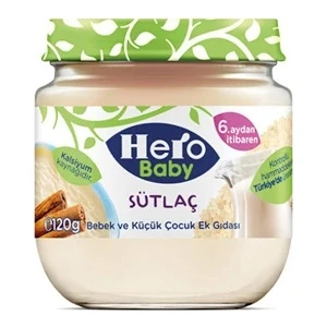 Hero Baby Sütlaç Kavanoz Mama 120 G x 6 Adet