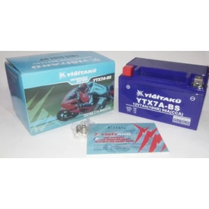 Yiğit Akü 12 V 7 Ah Amper YTX7A Bs Yiğit Akü Motosiklet Aküsü
